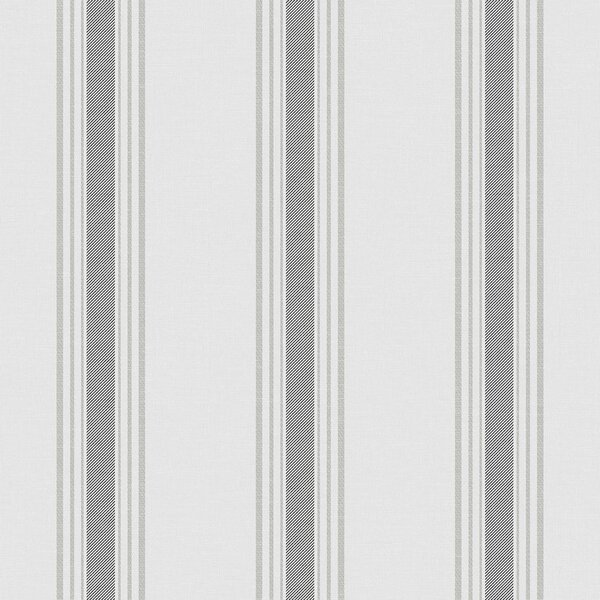 Vliesová tapeta na zeď, černá, pruhy, 9810-3, Essential Stripes, ICH Wallcoverings