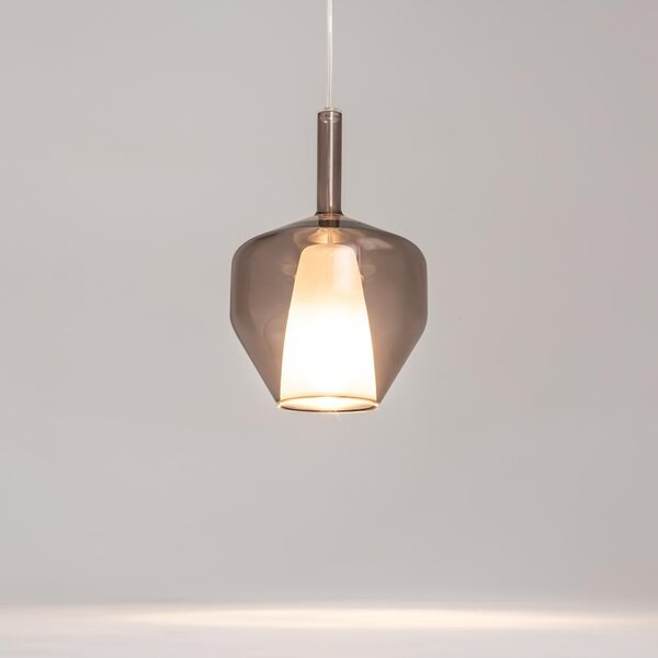 Maytoni Závěsné svítidlo DUALITY, 1xE27, Ø 20 cm Barva: Chrom