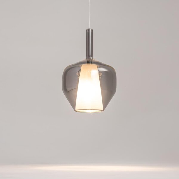 Maytoni Závěsné svítidlo DUALITY, 1xE27, Ø 20 cm Barva: Chrom
