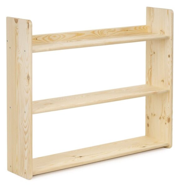 Police na zeď 90x74x20 cm SPRINGOS WF0007 přírodní