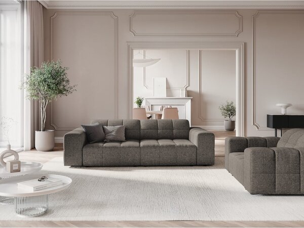 Tmavě šedá pohovka 204 cm Chicago – Cosmopolitan Design