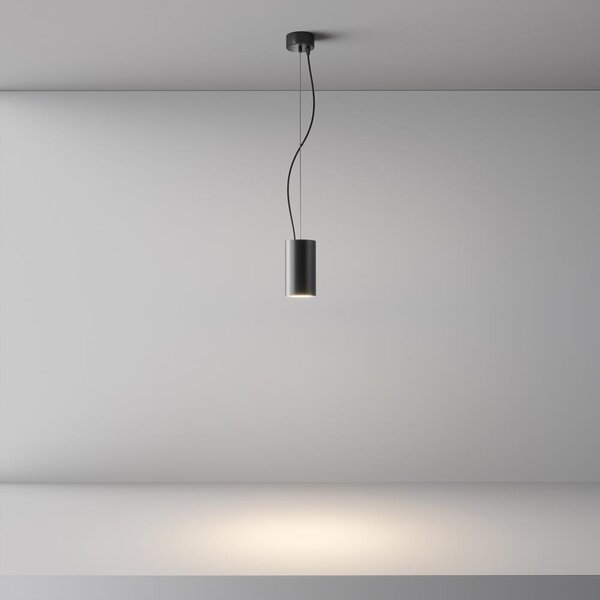 Maytoni Závěsné LED svítidlo EFIR, 15W, Ø 7,5 cm, CRI90 Barva: Černá