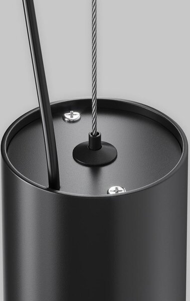 Maytoni Závěsné LED svítidlo EFIR, 15W, Ø 7,5 cm, CRI90 Barva: Černá