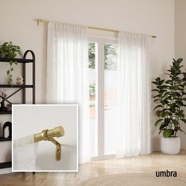 Ocelová roztažitelná garnýž 168 - 305 cm Cappa – Umbra
