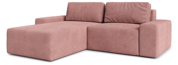 Rohová sedací souprava BERG I Levá Růžová