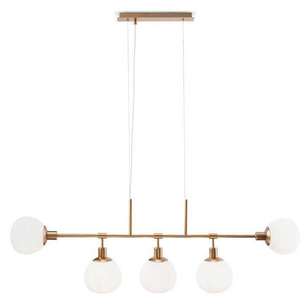 Maytoni Závěsné svítidlo ERICH, 5xE14, š. 120 cm Barva: Nikl