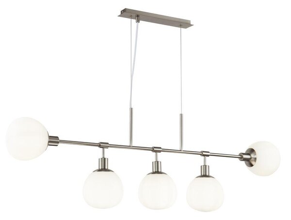 Maytoni Závěsné svítidlo ERICH, 5xE14, š. 120 cm Barva: Nikl