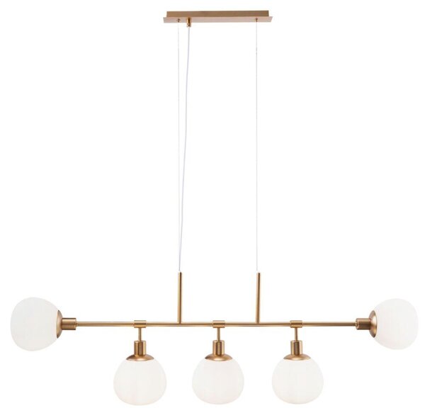 Maytoni Závěsné svítidlo ERICH, 5xE14, š. 120 cm Barva: Nikl