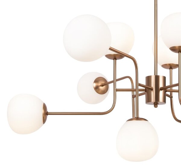Maytoni Závěsné svítidlo ERICH, 12xE14, š. 110 cm Barva: Nikl