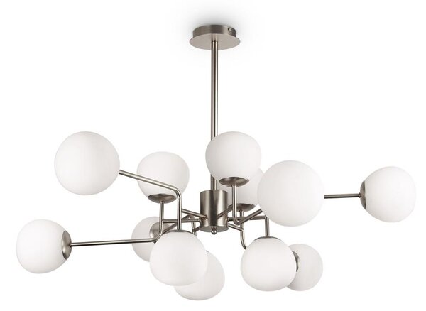 Maytoni Závěsné svítidlo ERICH, 12xE14, š. 110 cm Barva: Nikl