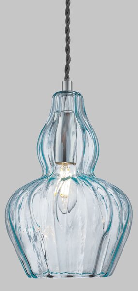 Maytoni Závěsné svítidlo EUSTOMA, 1xE14, Ø 16 cm Barva: Modrá