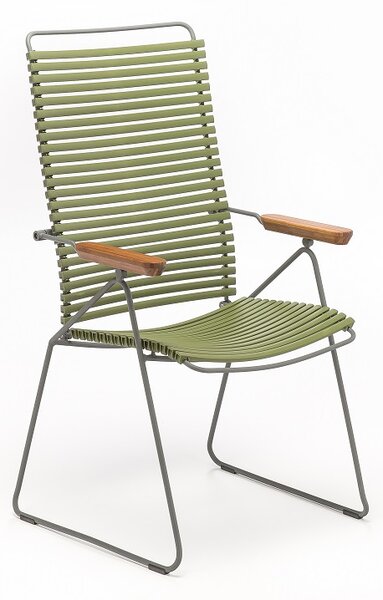Houe Denmark - Polohovatelná židle CLICK, olivově zelená