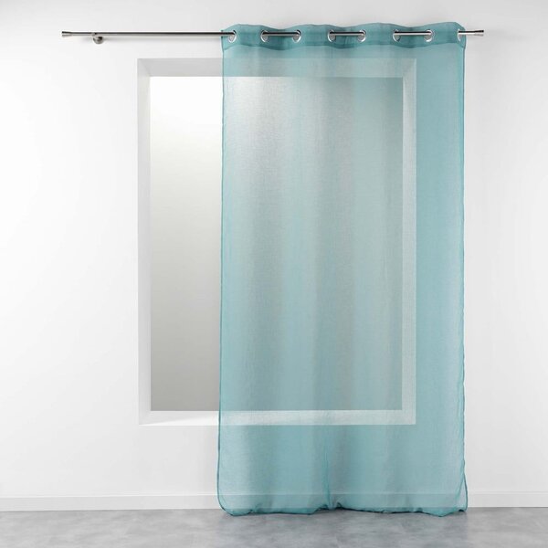 Tyrkysová záclona 140x280 cm Telma – douceur d'intérieur