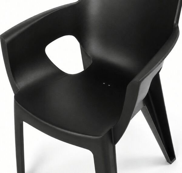 Zahradní jídelní židle IVY, černá
