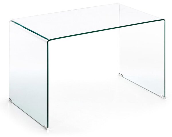 Skleněný pracovní stůl 70x125 cm Burano – Kave Home