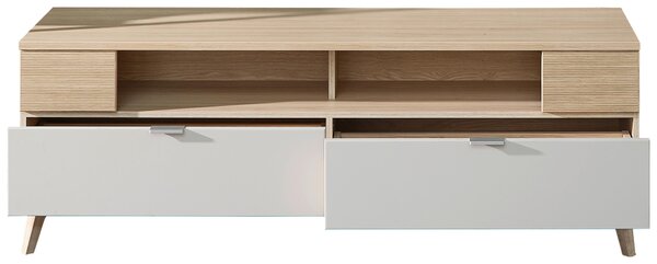 KOMODA POD TELEVIZI, barvy dubu, kašmírová, 160/56/44 cm Stylife - TV stolky & komody pod TV