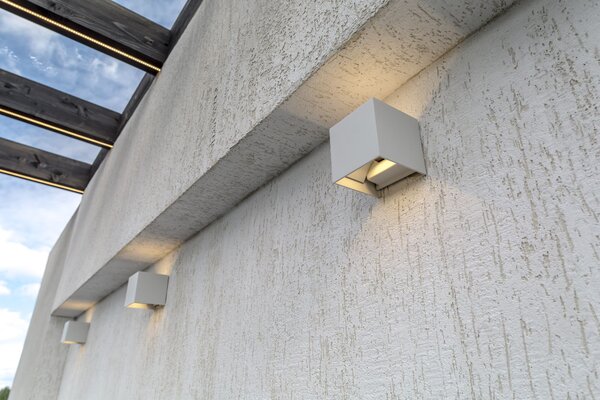 Maytoni Venkovní nástěnné LED svítidlo FULTON, 6W, š. 10 cm, CRI80, IP54 Barva: Černá