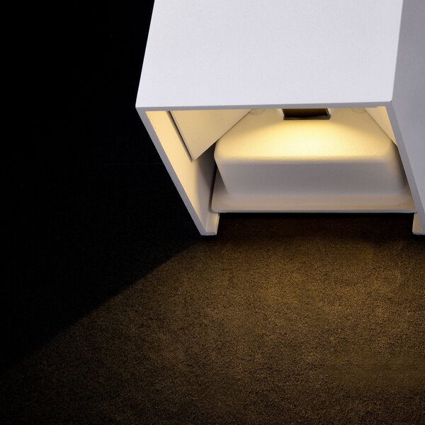 Maytoni Venkovní nástěnné LED svítidlo FULTON, 6W, š. 10 cm, CRI80, IP54 Barva: Černá