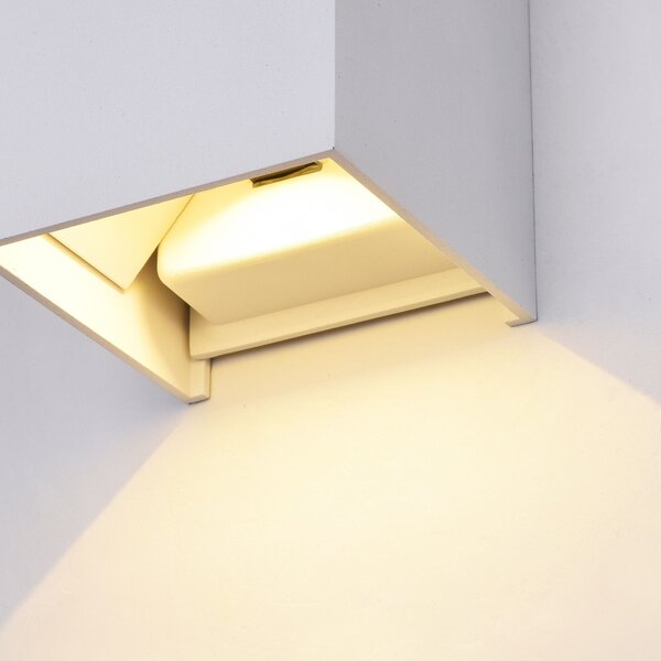 Maytoni Venkovní nástěnné LED svítidlo FULTON, 6W, š. 10 cm, CRI80, IP54 Barva: Černá