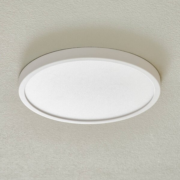 ORION LED stropní svítidlo Vika, kulaté, bílá, Ø 30cm, Bílá / opál, Obývací pokoj / jídelna, Hliník, Moderní