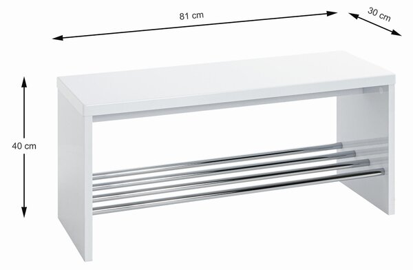 ŠATNÍ LAVICE, 81/40/30 cm - Online Only lavice, Online Only