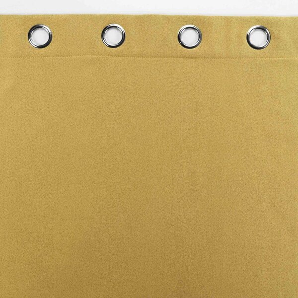Žlutý odhlučňovací závěs 140x260 cm Jupiter – douceur d'intérieur