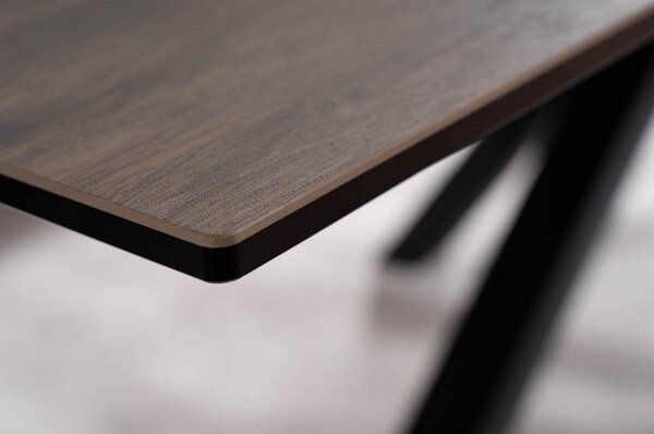 Jídelní stůl Columbus, tmavě hnědá