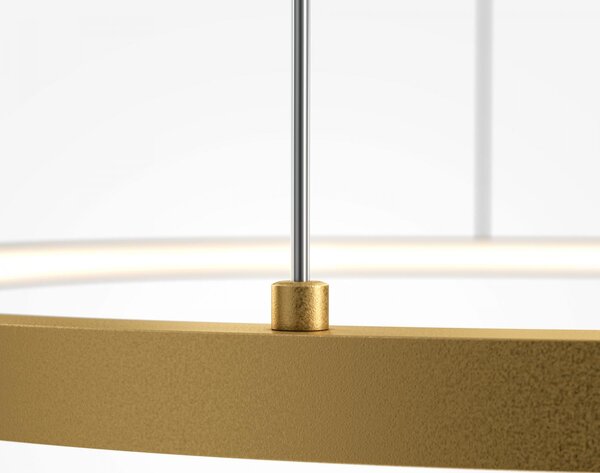 Maytoni Závěsné LED svítidlo GLINT, 36W, Ø 80 cm, CRI80 Barva: Zlatá