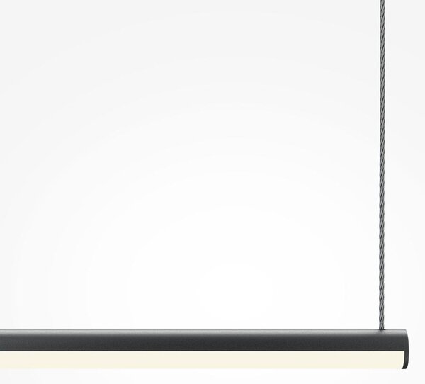 Maytoni Závěsné LED svítidlo HALO, 16W, d. 120 cm, CRI80 Barva: Černá