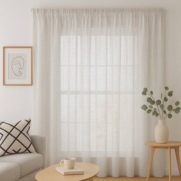 Krémový závěs 140x250 cm Drimar – Restilo