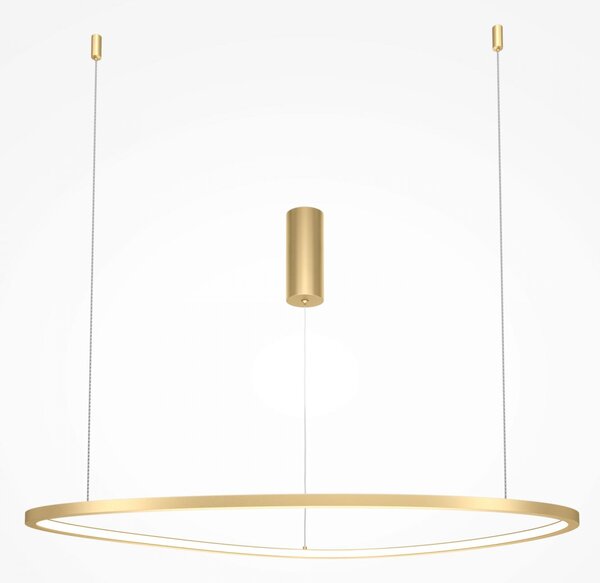 Maytoni Závěsné LED svítidlo GLINT, 36W, Ø 80 cm, CRI80 Barva: Zlatá