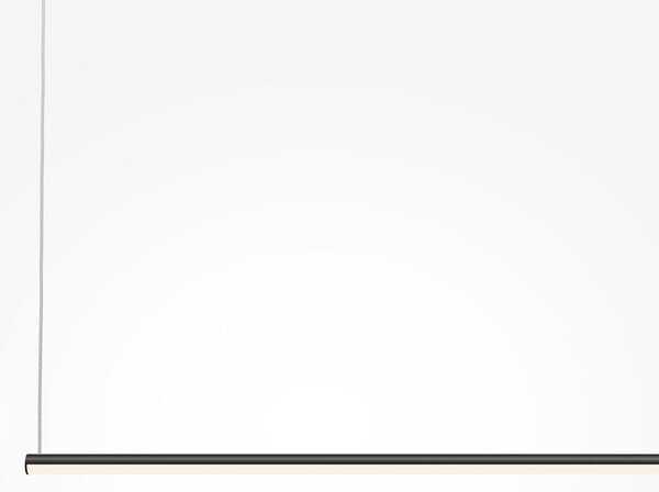 Maytoni Závěsné LED svítidlo HALO, 16W, d. 120 cm, CRI80 Barva: Černá