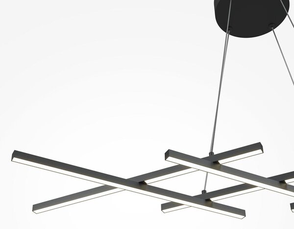 Maytoni Závěsné LED svítidlo HALO, 40W, d. 103,5 cm, CRI80 Barva: Zlatá