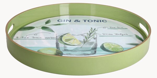 Kulatý tác Gin & Tonic Serving Summer Time
