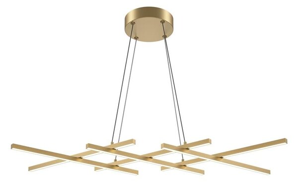 Maytoni Závěsné LED svítidlo HALO, 40W, d. 103,5 cm, CRI80 Barva: Zlatá