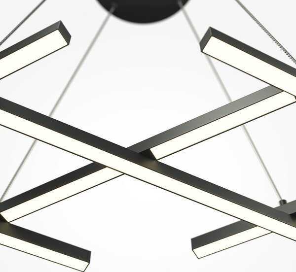 Maytoni Závěsné LED svítidlo HALO, 40W, d. 103,5 cm, CRI80 Barva: Zlatá