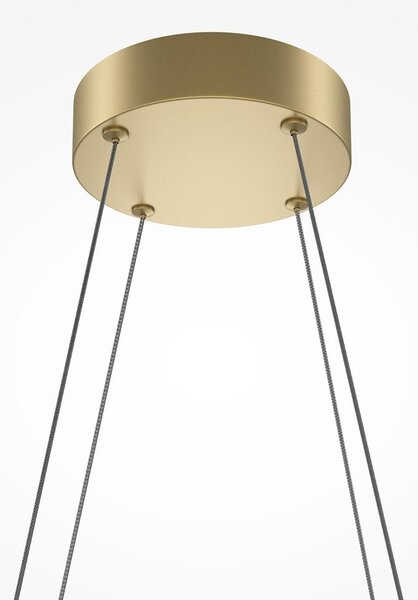 Maytoni Závěsné LED svítidlo HALO, 40W, d. 103,5 cm, CRI80 Barva: Zlatá