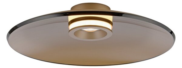 Stropní Lampa PURE, PURE Moon, stmívatelné, Bronzová / starobylá mosaz, Obývací pokoj, Sklo, Moderní