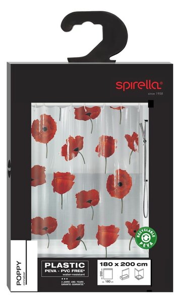 Sprchový závěs 180x200 cm Poppy – Spirella