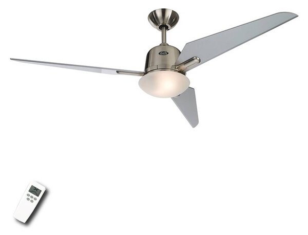 Stropní ventilátor Eco Aviatos stříbrná 132 cm