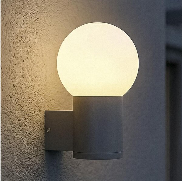 Kanlux 46080 - Venkovní nástěnná lampa STONO 1xE27/15W/230V IP65 antracit
