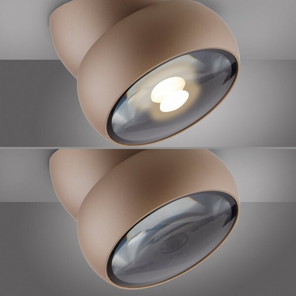 Stropní Lampa PURE, Move, stmívatelné, Bronzová / starobylá mosaz, Obývací pokoj, Kov, Moderní