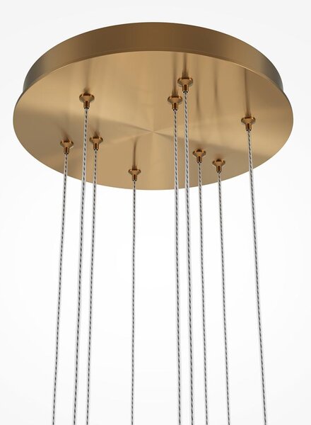 Maytoni Závěsné LED svítidlo LIGHT STICK, 46W, Ø 35 cm, CRI80, stmívatelné Barva: Černá