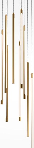 Maytoni Závěsné LED svítidlo LIGHT STICK, 46W, Ø 35 cm, CRI80, stmívatelné Barva: Černá