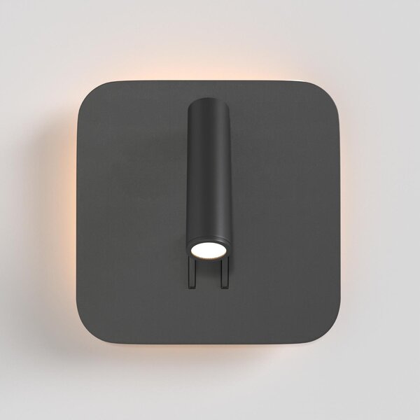 Maytoni Nástěnné LED svítidlo LOS, 9W, 13x13 cm, CRI80 Barva: Černá