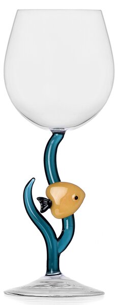 Ichendorf Milano designové sklenice na bílé víno Marine Garden Stemmed Glass Yellow Fish