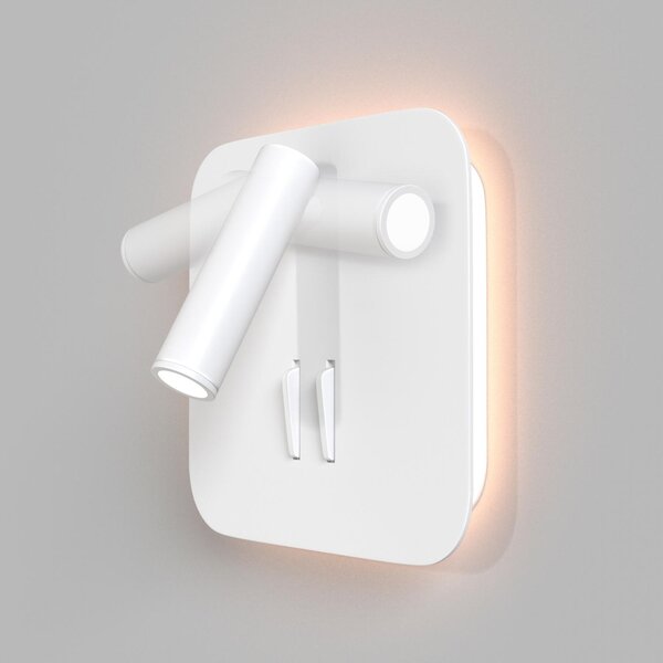 Maytoni Nástěnné LED svítidlo LOS, 9W, 13x13 cm, CRI80 Barva: Černá