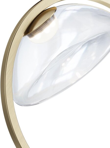 Maytoni Nástěnné LED svítidlo LUNARE, 5W, Ø 32 cm, CRI80 Barva: Světlý mosaz