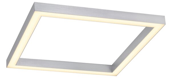 Stropní Lampa PURE, PURE Lines Square, stmívatelné, Metalická, Obývací pokoj, Kov, Moderní