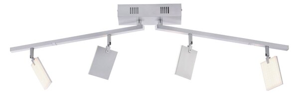 Stropní Lampa PURE, Mira, stmívatelné, Metalická, Obývací pokoj, Kov, Moderní